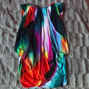 Colorful stretch dress